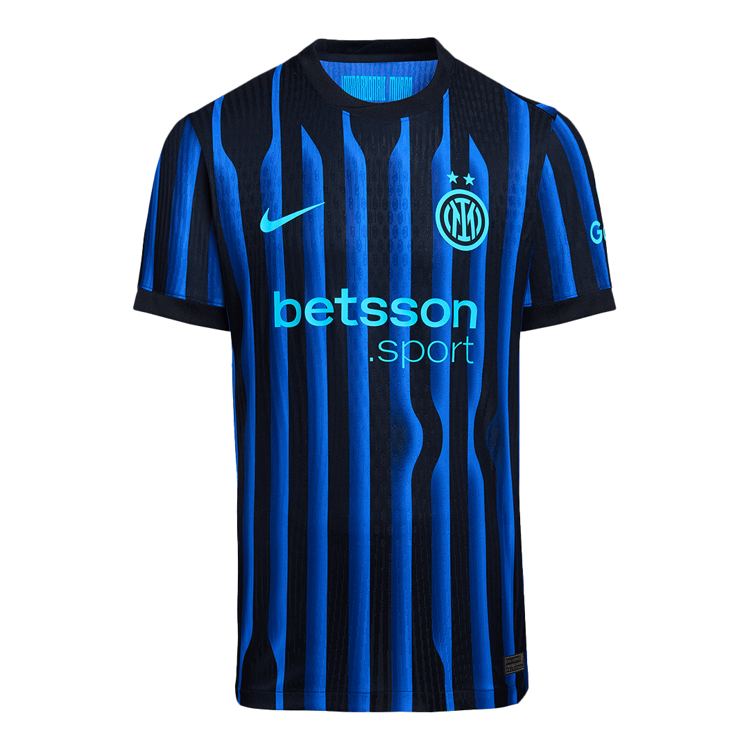 Autêntico THURAM #9 Inter Milan Casa Futebol Camisas 2025/26