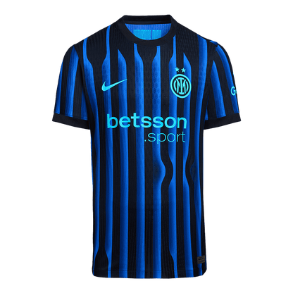 Autêntico THURAM #9 Inter Milan Casa Futebol Camisas 2025/26