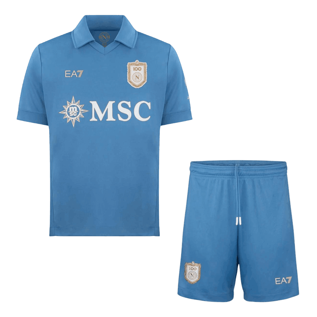 Napoli Casa Camisa 2026/27 Azul