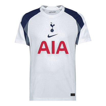 Autêntico XAVI #7 Tottenham Hotspur Casa UCL Futebol Camisas 2025/26 Branco - UCL