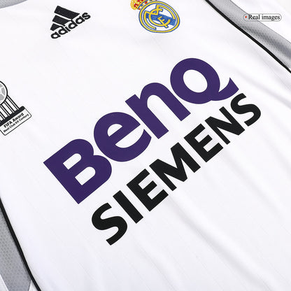 Retrô Real Madrid Casa Camisa 2006/07 Branco