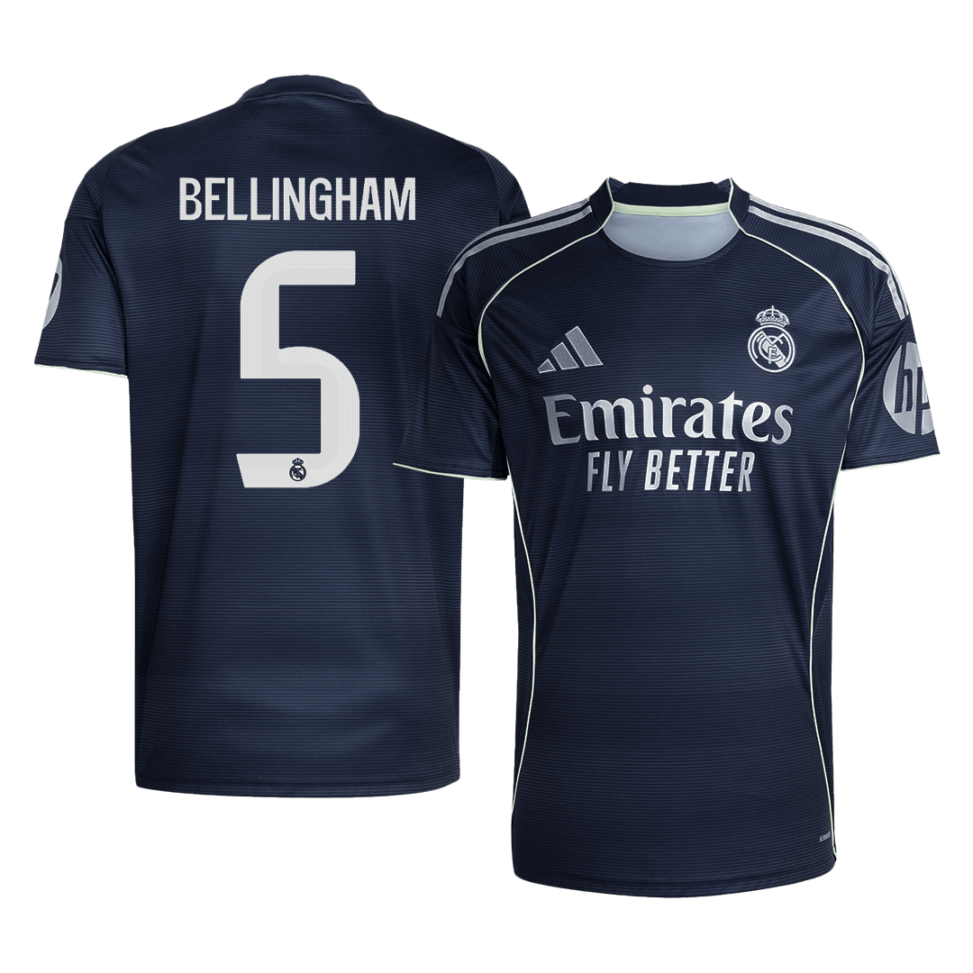 BELLINGHAM #5 Real Madrid Fora Camisa 2025/26- Marinha