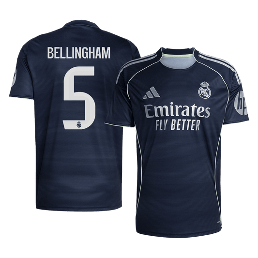 BELLINGHAM #5 Real Madrid Fora Camisa 2025/26- Marinha