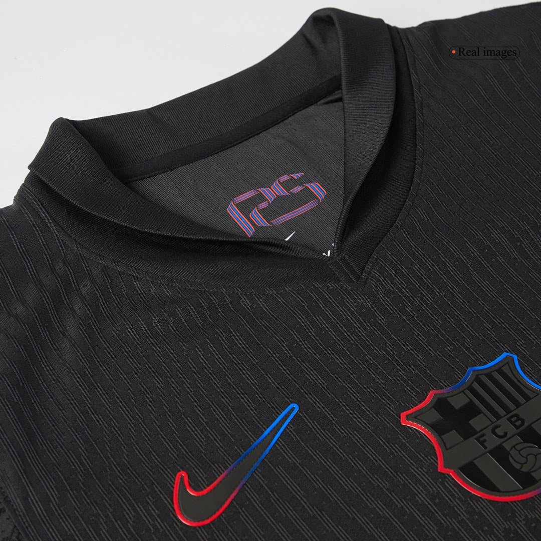 Camisola de Futebol Autêntica do Barcelona Away 2024/25 - Logotipo Spotify sem Texto