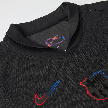 Camisola de Futebol Autêntica do Barcelona Away 2024/25 - Logotipo Spotify sem Texto