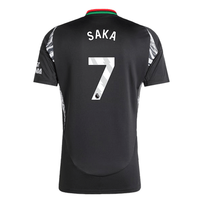 Camisola de futebol SAKA #7 Authentic do Arsenal, camisola alternativa 2024/25