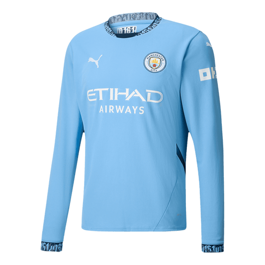 Manchester City Home Long Sleeve football shirt 2024/25