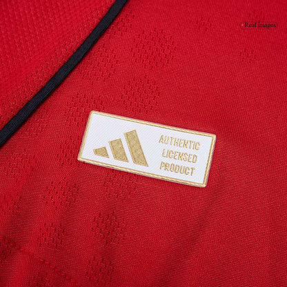 Autêntico ŠEŠKO #30 Manchester United Casa Camisa 2025/26 Vermelho