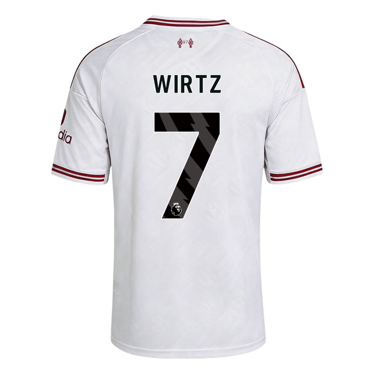 WIRTZ #7 Liverpool Fora Camisa 2026/27 Branco