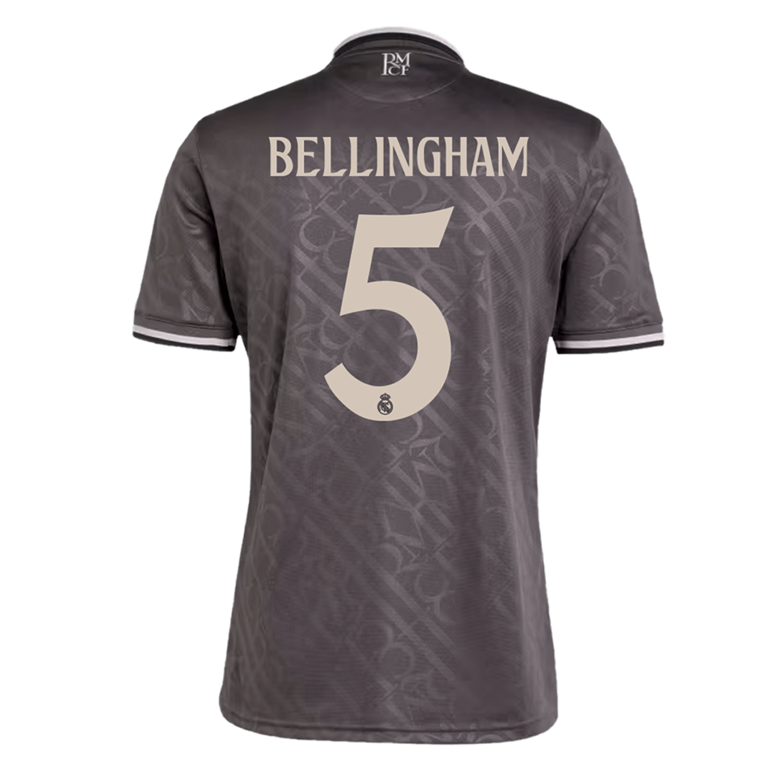 BELLINGHAM #5 Real Madrid Third Away football shirt 2024/25