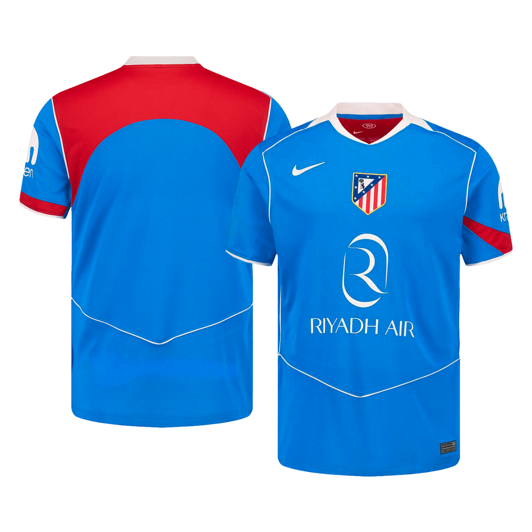 Atletico Madrid 
 Terceira Camisa Conjunto(Camisa+Calções) 2025/26 Azul