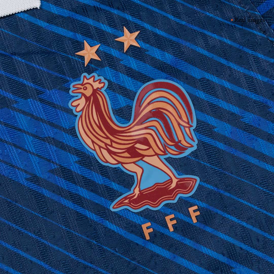 Versão do Jogador MBAPPE #10 France Casa Copa do Mundo Futebol Camisas 2026 Azul