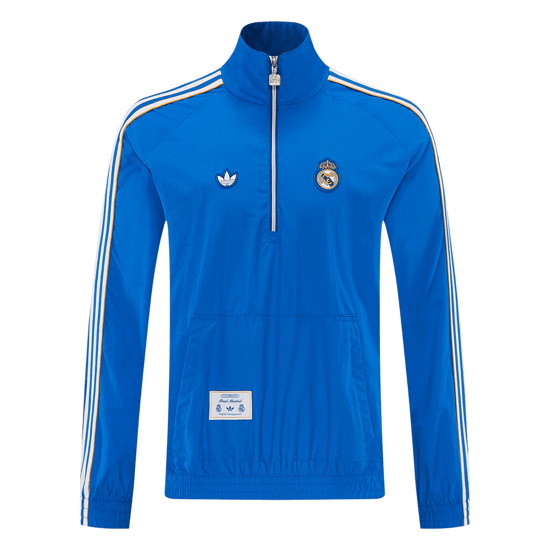 Real Madrid Corta-Vento Jaqueta 2026 Azul