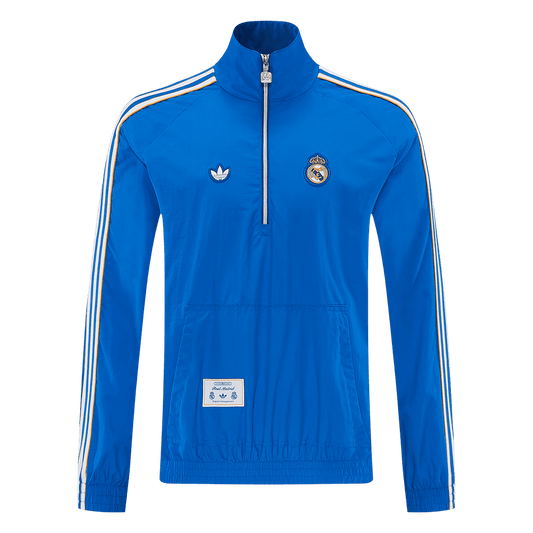 Real Madrid Corta-Vento Jaqueta 2026 Azul