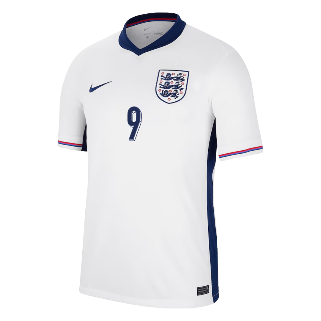 Camisola de futebol KANE #9 Inglaterra Home personalizada 2024