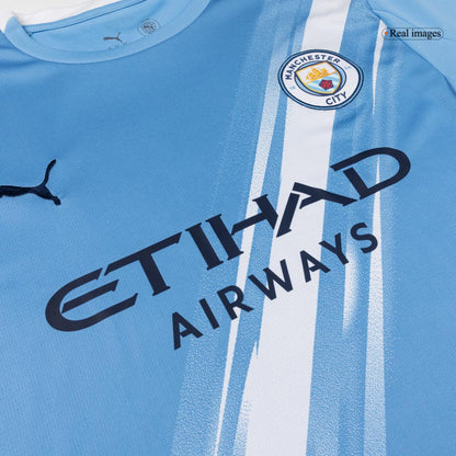 【Super Qualidade】RODRIGO #16 Manchester City
 Casa Futebol Camisa 2025/26 Azul