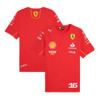 Camiseta Ferrari F1 Racing Team Charles Leclerc #16 2024