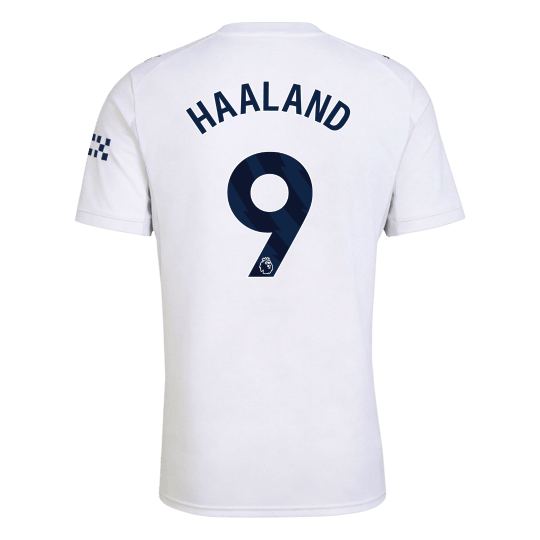 HAALAND #9 Manchester City Terceira Camisa 2026/27 Branco