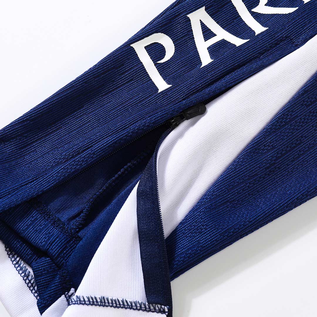 PSG Zíper Moletom Conjunto (Top+Calças) 2025/26 Vermelho