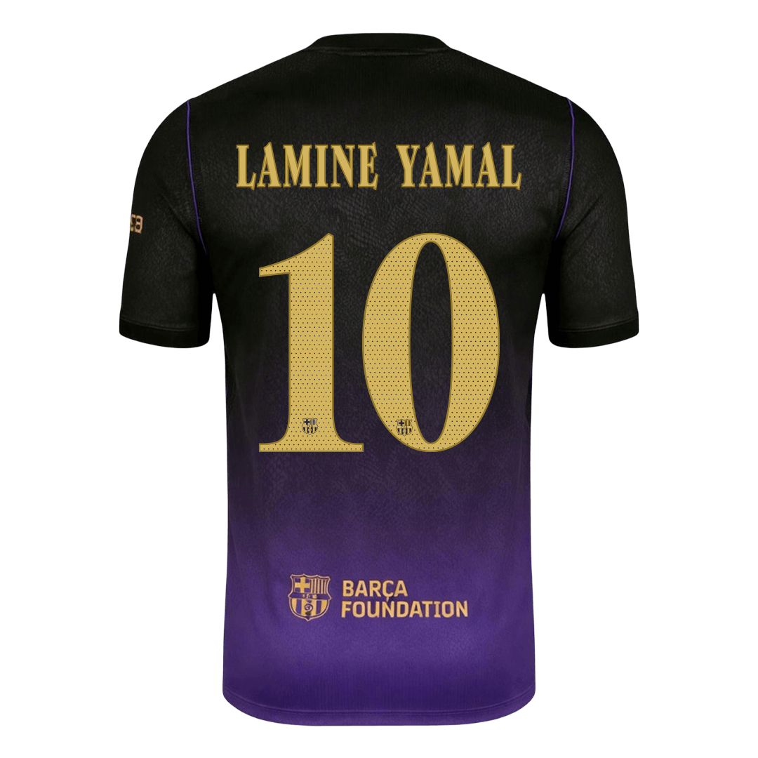 LAMINE YAMAL #10 Barcelona Fora Camisa 2026/27 UCL