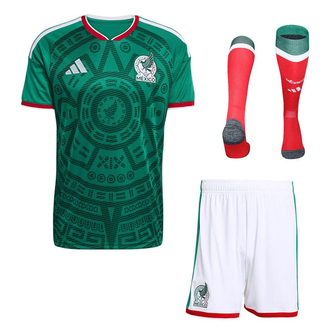 Mexico Casa World Cup Camisa Conjunto(Camisa+Calções+Meias) 2026 Verde