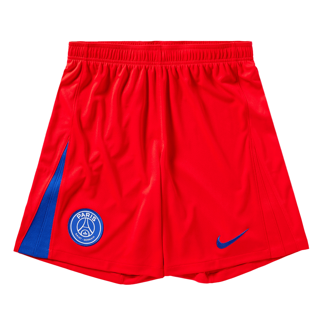 PSG Fora Terceira Camisa Conjunto (Camisa+Calções) 2025/26 Vermelho