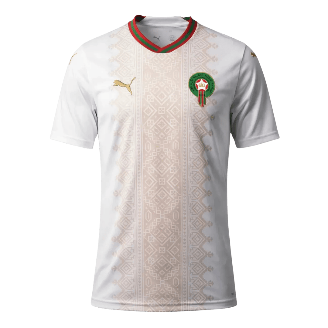 Morocco Fora Copa do Mundo Camisa 2026 Branco - camisola de futebol para adeptos em