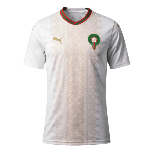 Morocco Fora Copa do Mundo Camisa 2026 Branco - camisola de futebol para adeptos em