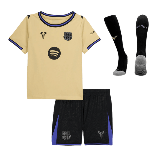 Barcelona 
 Fora 
 Conjunto（Camisa + Calção + Meias) 2025/26