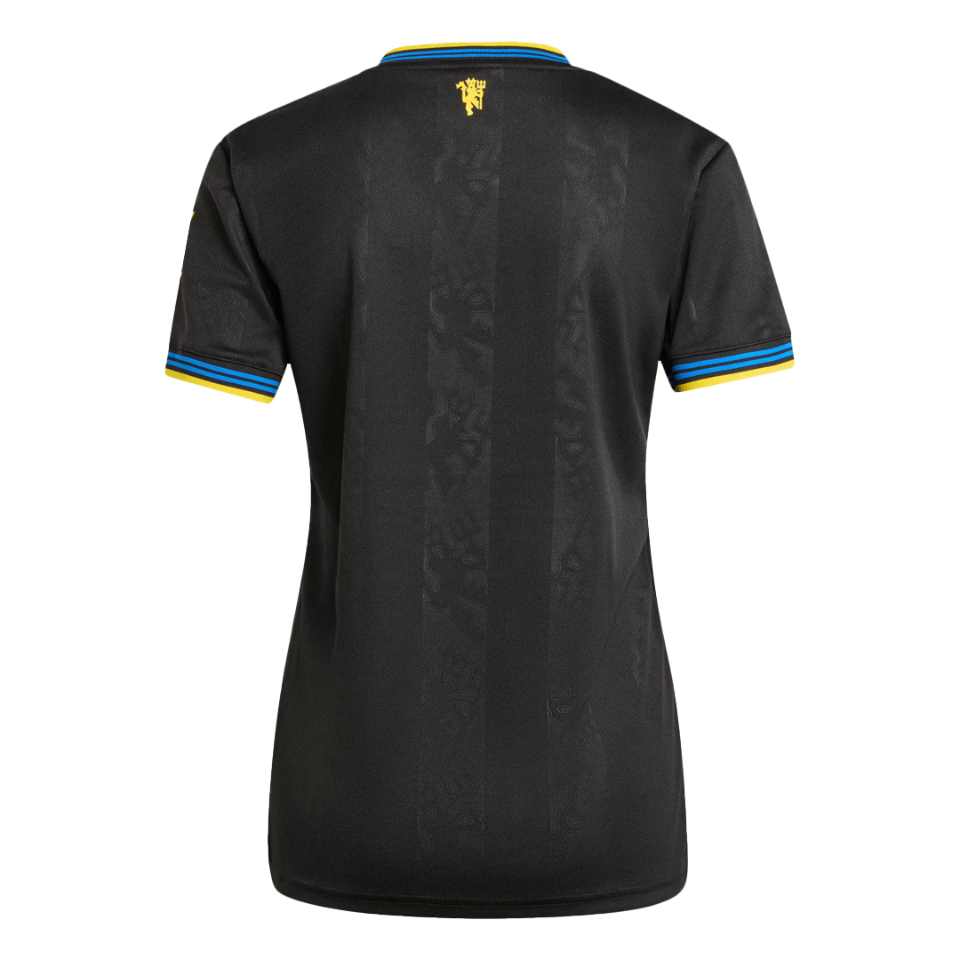 Mulheres Manchester United Camisa 2025/26- Preto