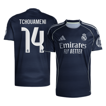 TCHOUAMENI #14 Real Madrid Fora Camisa 2025/26 Marinha