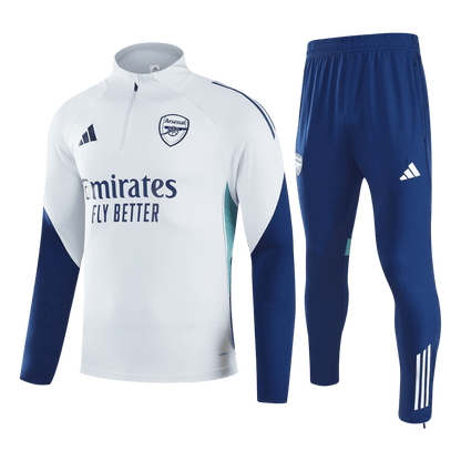 Arsenal Infantil Zíper Moletom Conjunto (Top+Pants) 
 2025/26 Branco