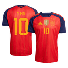 OLMO #10 Spain Casa Copa do Mundo Camisa 2026 Vermelho