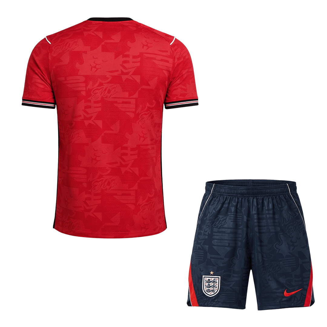 England Fora Copa do Mundo Camisa Conjunto(Camisa+Calções) 2026 - camisola de futebol para adeptos em - imagem 5