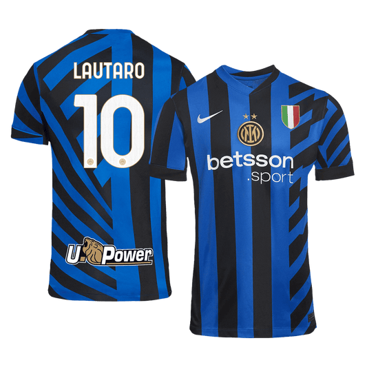 LAUTARO #10 Inter Milan Home Custom Football Shirt 2024/25