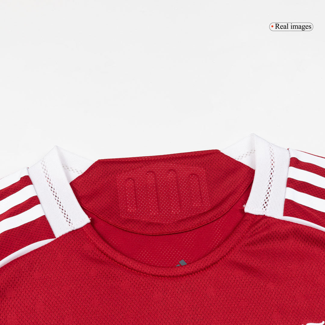 Autêntico ISAK #9 Liverpool Casa UCL Futebol Camisas 2025/26 Vermelho - UCL
