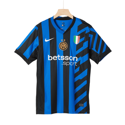 Camisola de futebol LAUTARO #10 Inter de Mil?o Home personalizada 2024/25