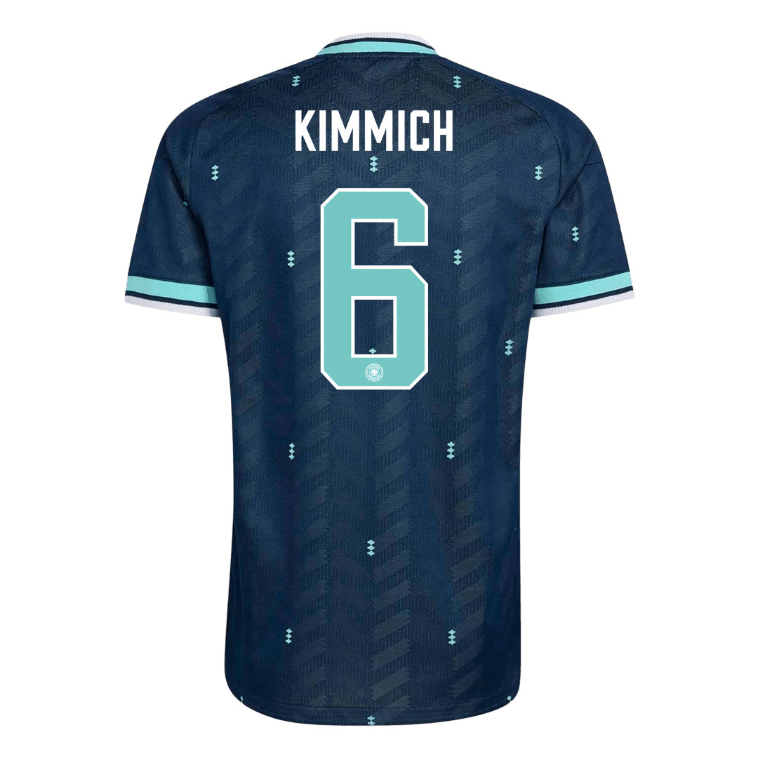 Versão do Jogador KIMMIC #6 Germany Fora Copa do Mundo Futebol Camisas 2026 Marinha
