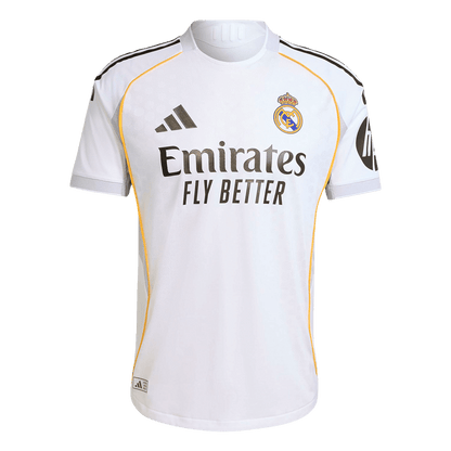 Autêntico MBAPPÉ #10 Real Madrid Casa Futebol Camisas 2025/26 Branco