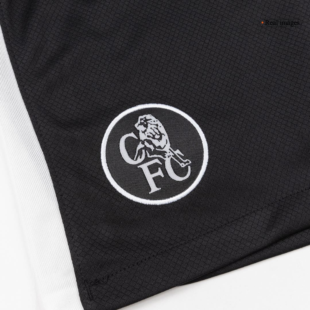 Chelsea Fora Terceira Camisa Conjunto(Camisa+Calções+Meias) 2025/26 Preto