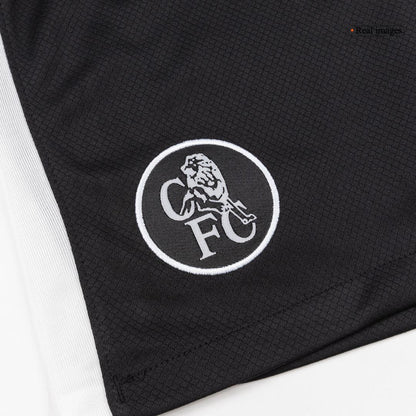 Chelsea Fora Terceira Camisa Conjunto(Camisa+Calções+Meias) 2025/26 Preto