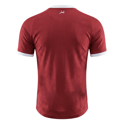 Versão do Jogador Catar Casa Copa do Mundo Futebol Camisas 2026 Vermelho
