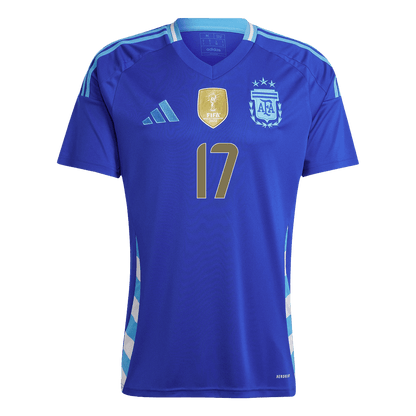 Camisola personalizada GARNACHO #17 Argentina Soccer Jersey Away 2024