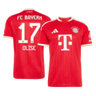 OLISE #17 Bayern Munich Casa Camisa 2026/27 Vermelho