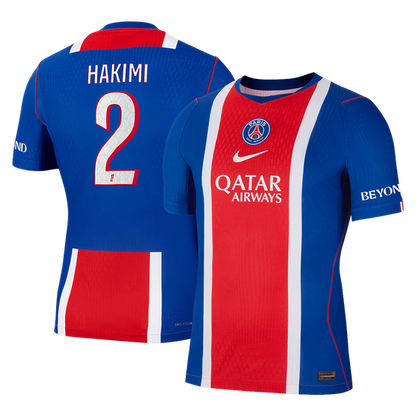 Versão do Jogador HAKIMI #2 PSG Casa Futebol Camisas 2026/27 Azul