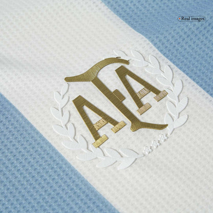 Camisola de futebol MESSI #10 Argentina personalizada 2024 50th aniversário