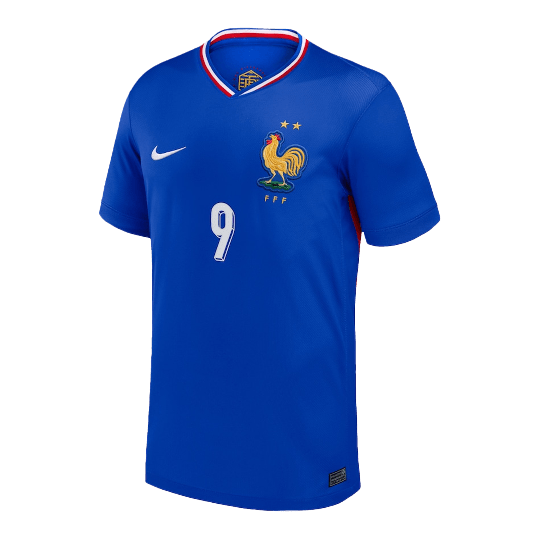 GIROUD #9 France Home Custom Football Shirt 2024