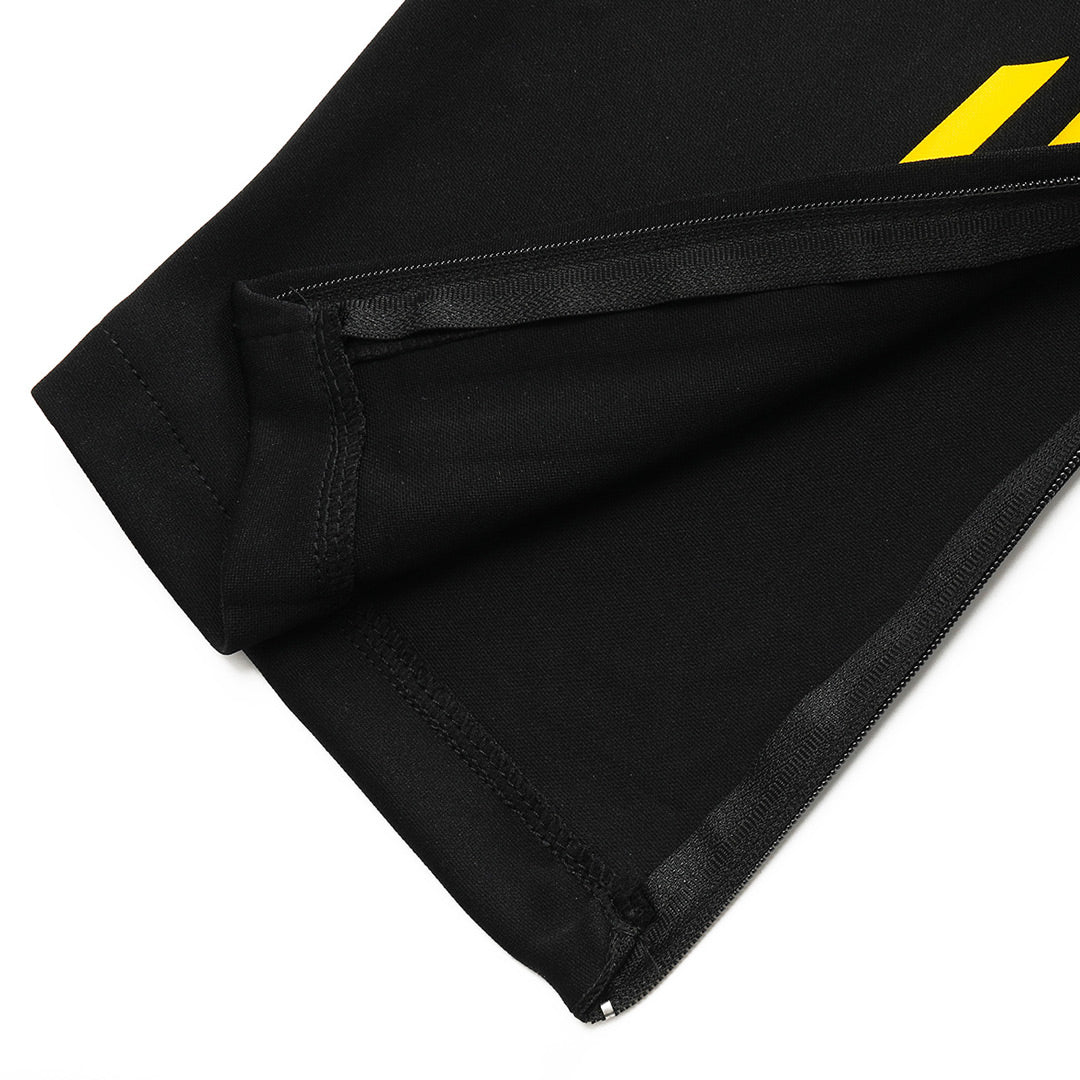 Manchester United Zíper Moletom Conjunto (Top+Calças) 2025/26 Preto