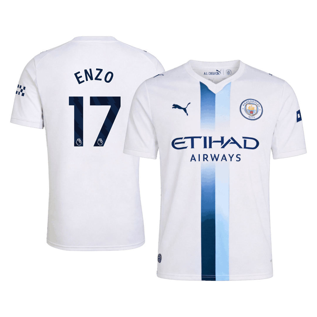 ENZO #17 Manchester City Terceira Camisa 2026/27 Branco