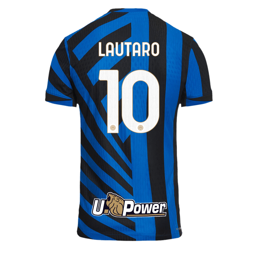 Camisola de futebol LAUTARO #10 aut¨ºntica Inter de Mil?o Camisola principal 2024/25